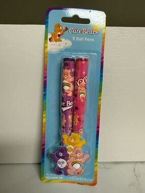 Vintage Care Bear pens two pack Y2K